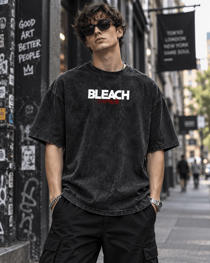 HIKO. BLEACH T-SHIRT-BLACK