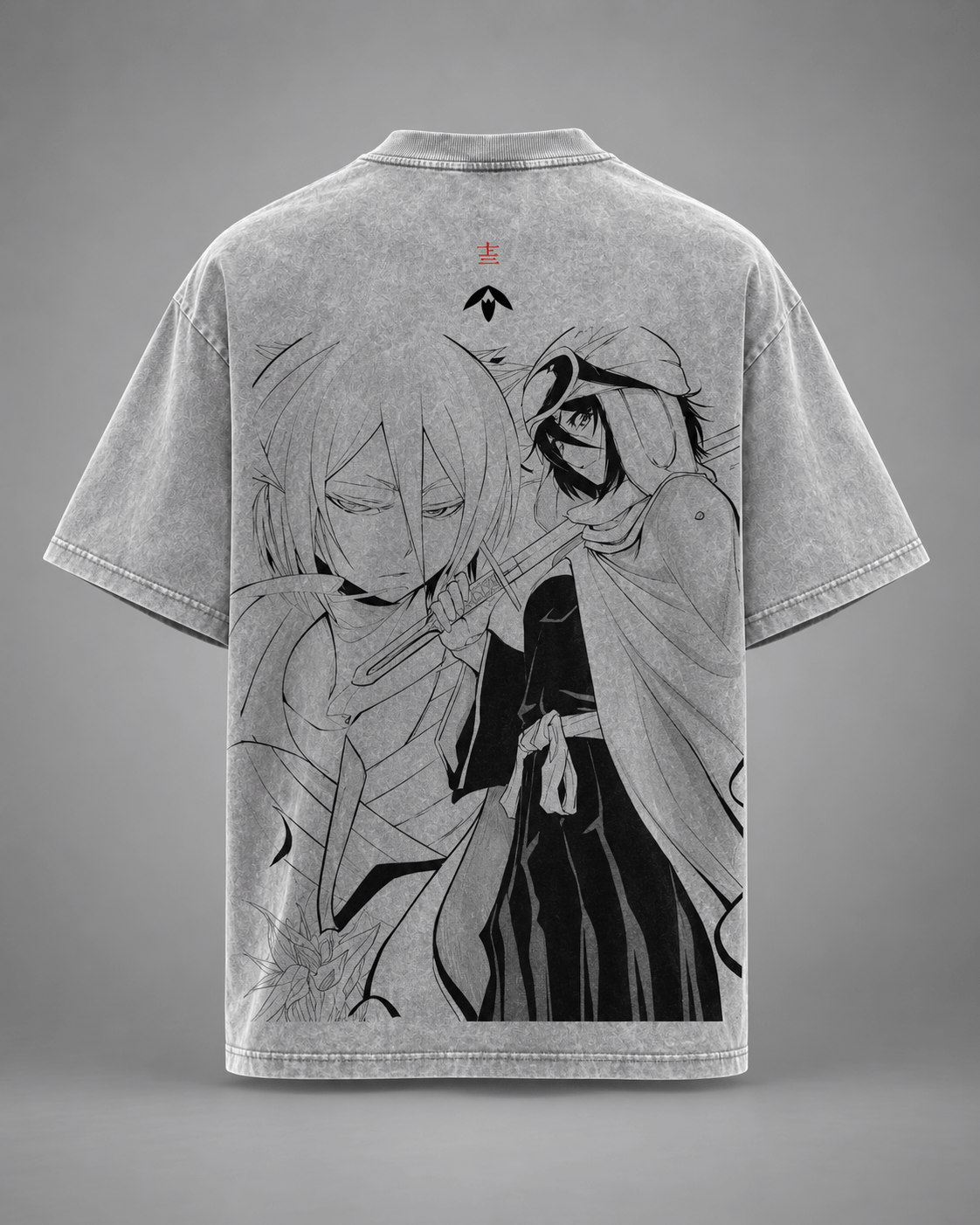 HIKO. BLEACH Kuchiki Rukia T-SHIRT-GREY