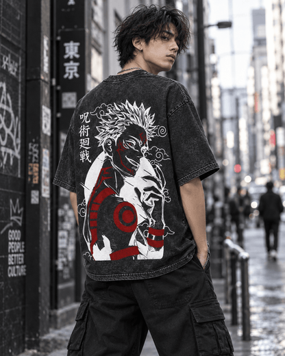 HIKO. Jujutsu Kaisen Tattoo T-SHIRT-BLACK
