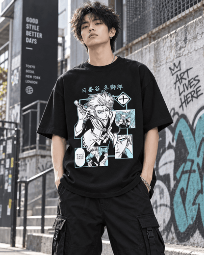 HIKO. BLEACH T-SHIRT-BLACK