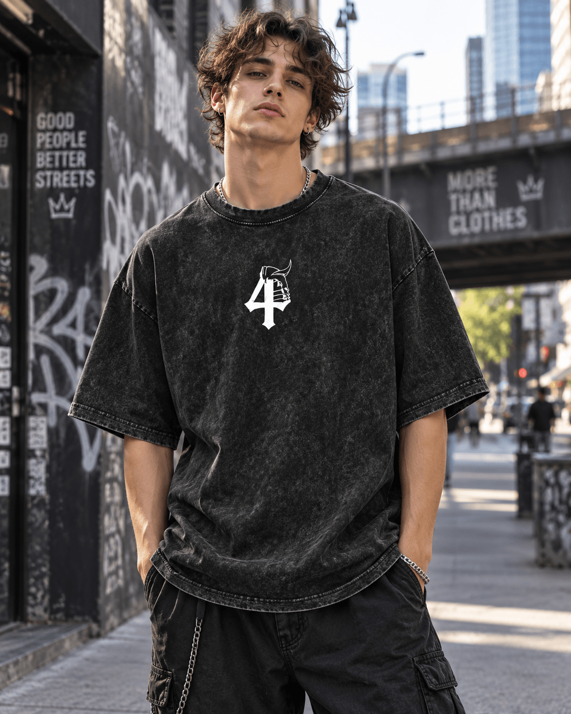 CUATRO. Ulquiorra T-SHIRT - BLACK