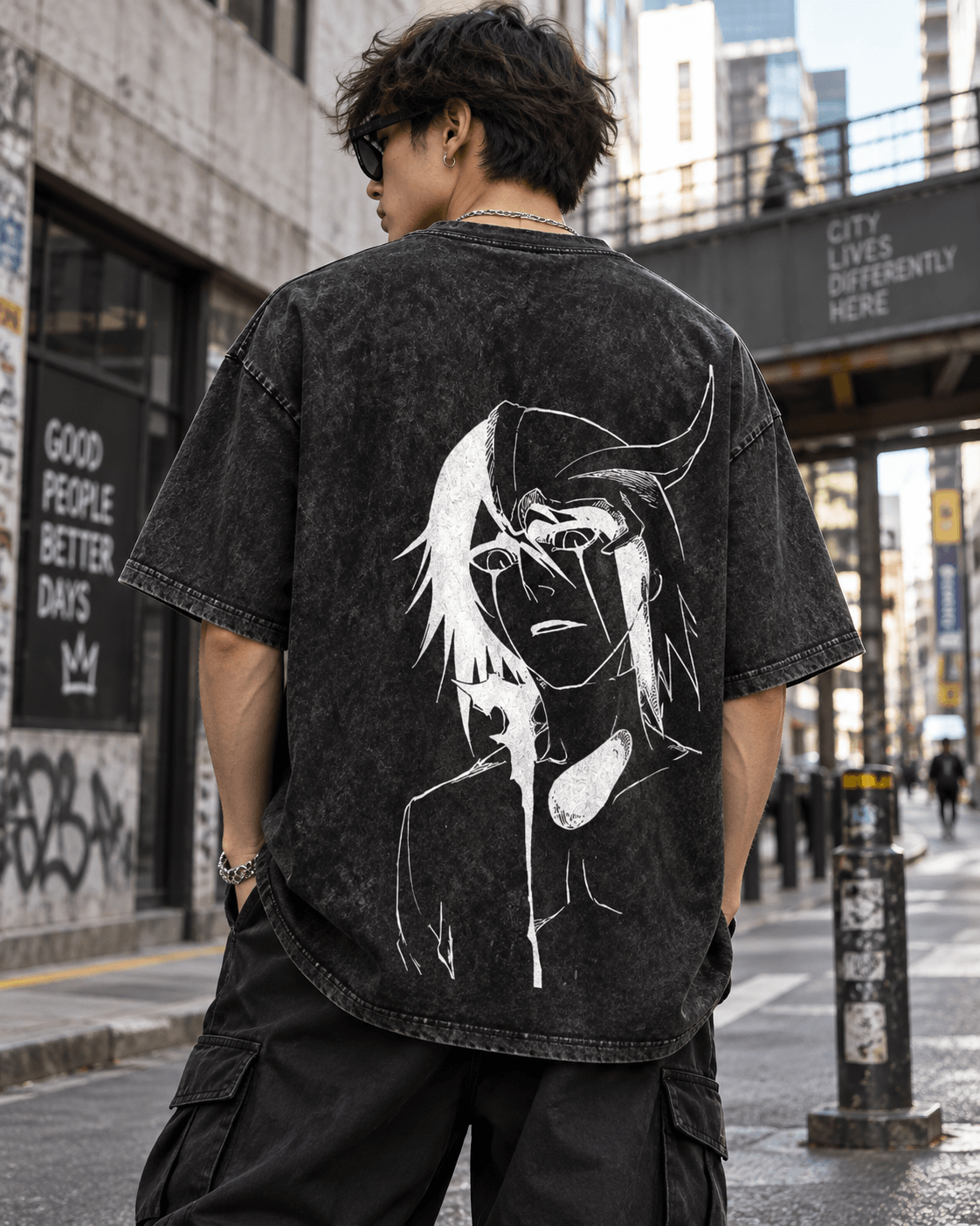 CUATRO. Ulquiorra T-SHIRT - BLACK
