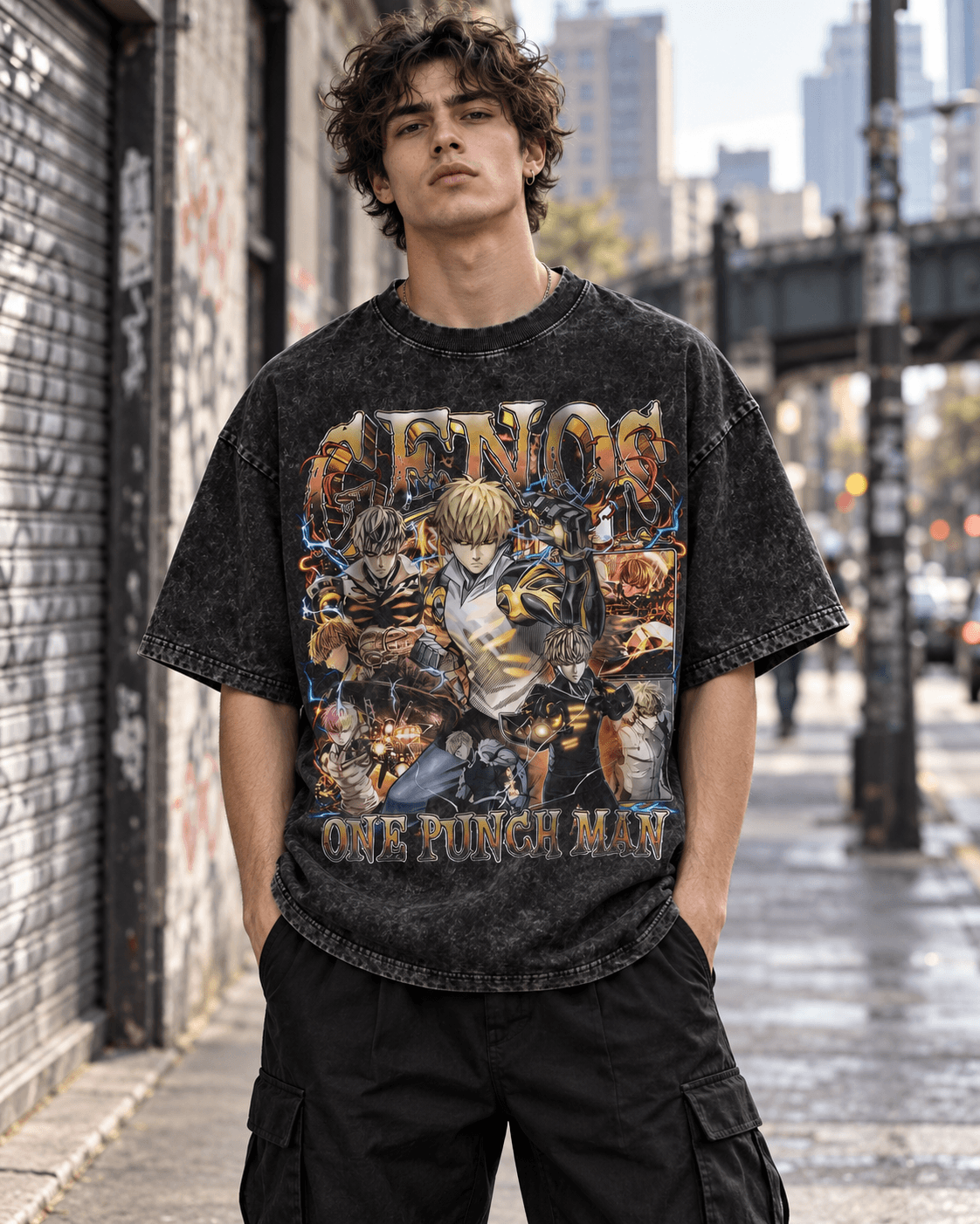 HIKO. Saitama T-SHIRT-BLACK