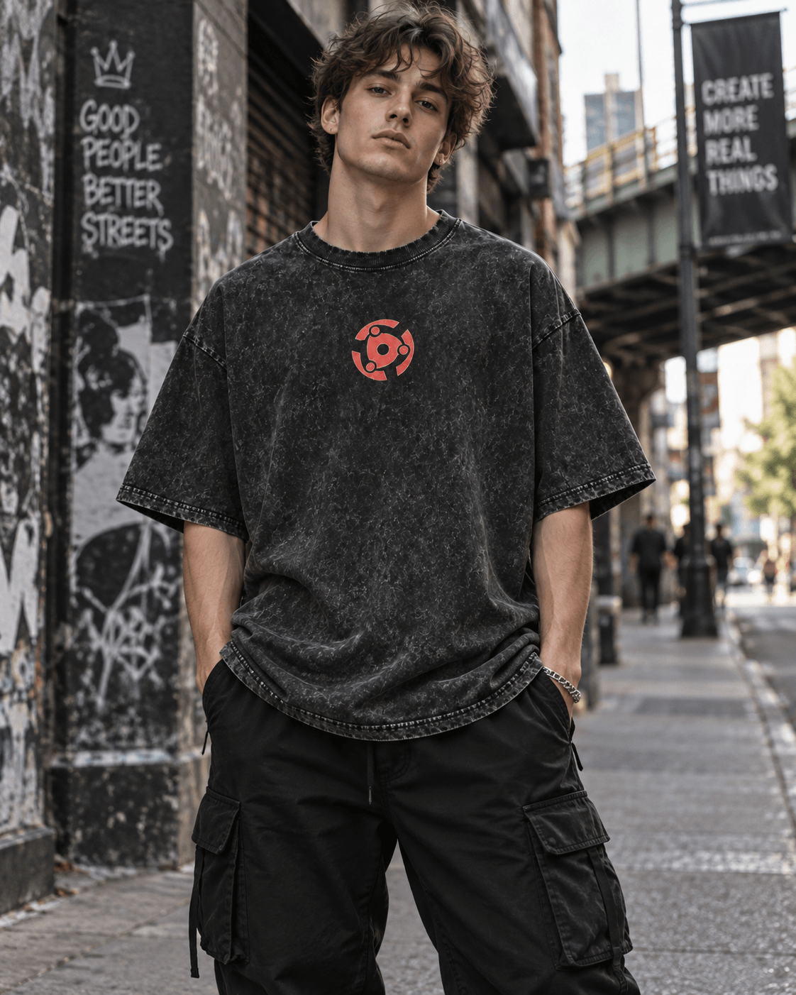 HIKO. Naruto Sharingan Eyes T-SHIRT-BLACK