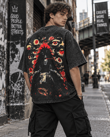 HIKO. Naruto Sharingan Eyes T-SHIRT-BLACK