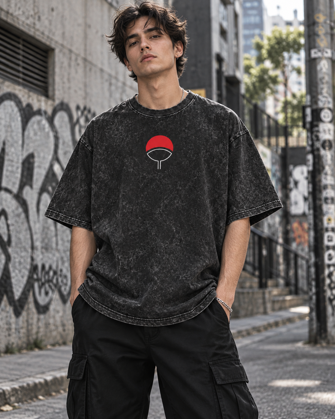HIKO. Naruto Obito Uchiha T-SHIRT-BLACK