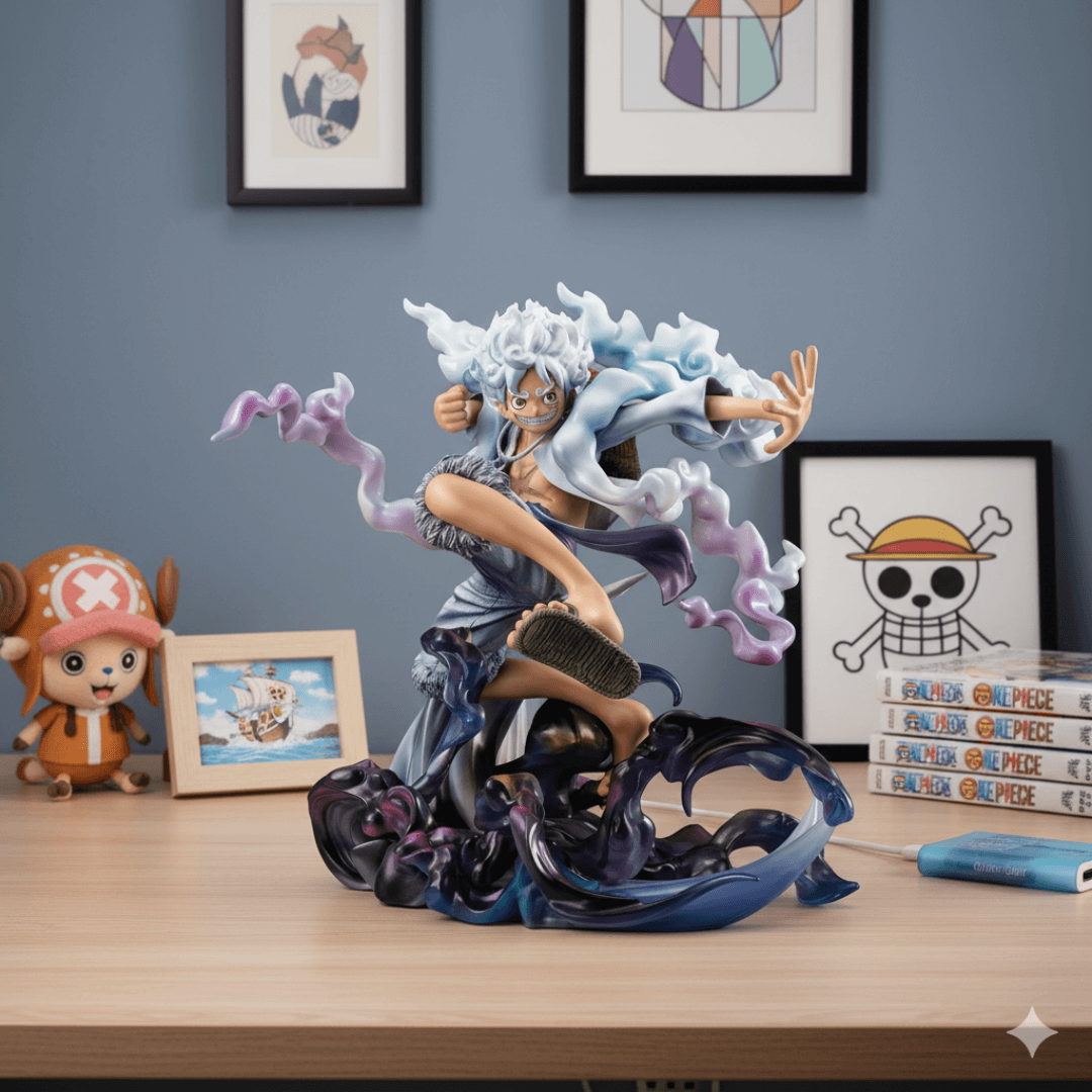 One Piece Anime Figure Chaos Impact Gear 5 Luffy 23cm (9") PVC Statue