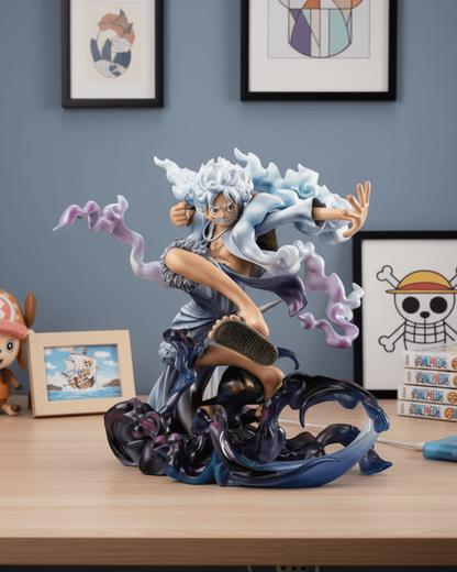 One Piece Anime Figure Chaos Impact Gear 5 Luffy 23cm (9") PVC Statue