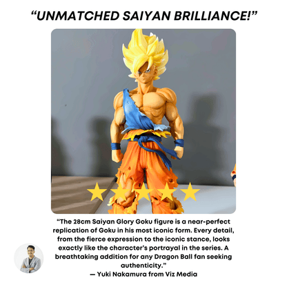 Dragon Ball Anime Figure Saiyan Glory Goku 28cm (11") PVC Statue