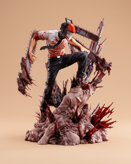 Chainsaw Man Anime Figure Chainsaw Fury Denji 18cm (7") PVC Statue