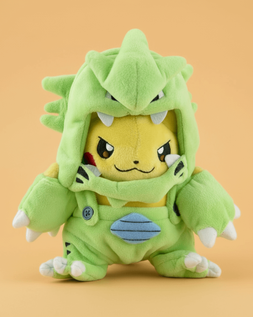 Pokémon Anime Plush Toy PikaRitar! Pikachu Cosplay Tyranitar 22cm (9") Plushie