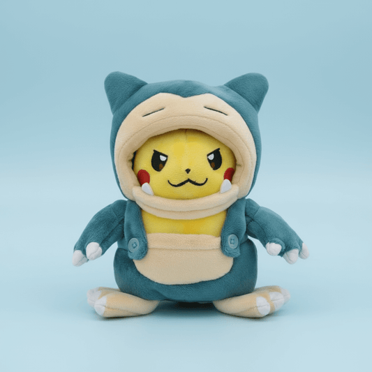 Pokémon Anime Plush Toy Thunder Napper Pikachu Cosplay Snorlax 22cm (9") Plushie