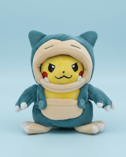 Pokémon Anime Plush Toy Thunder Napper Pikachu Cosplay Snorlax 22cm (9") Plushie