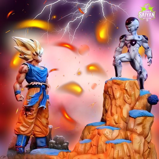 Enfrentamiento Goku vs. Frieza - Dragon Ball Coleccionable 11"