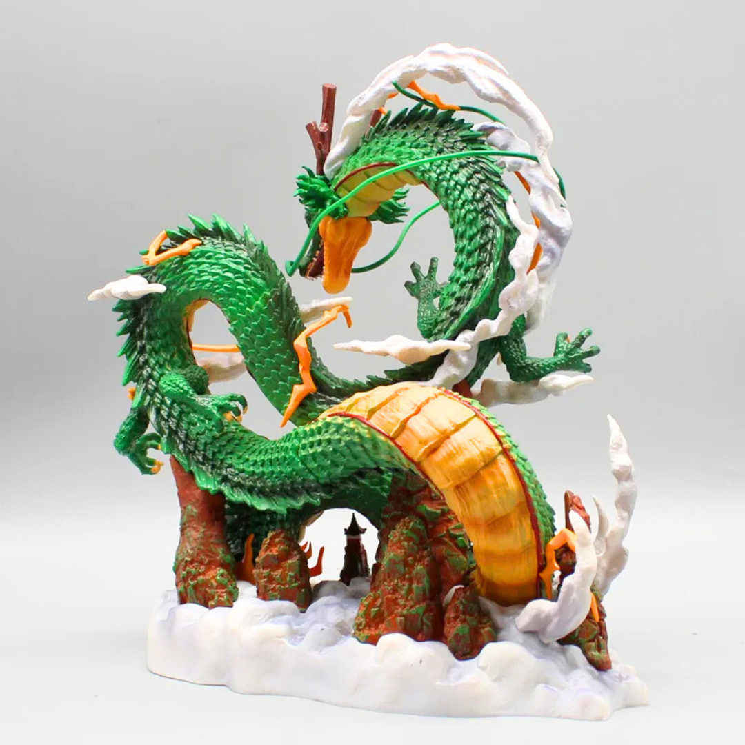 PVC statue of Shenron in dynamic pose – vivid colors and anime-accurate sculpt.