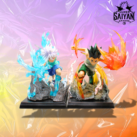 Hunter X Hunter Anime Figure Hunter’s Heart Gon Freecss & Killua Zoldyck 16cm (6") PVC Statue