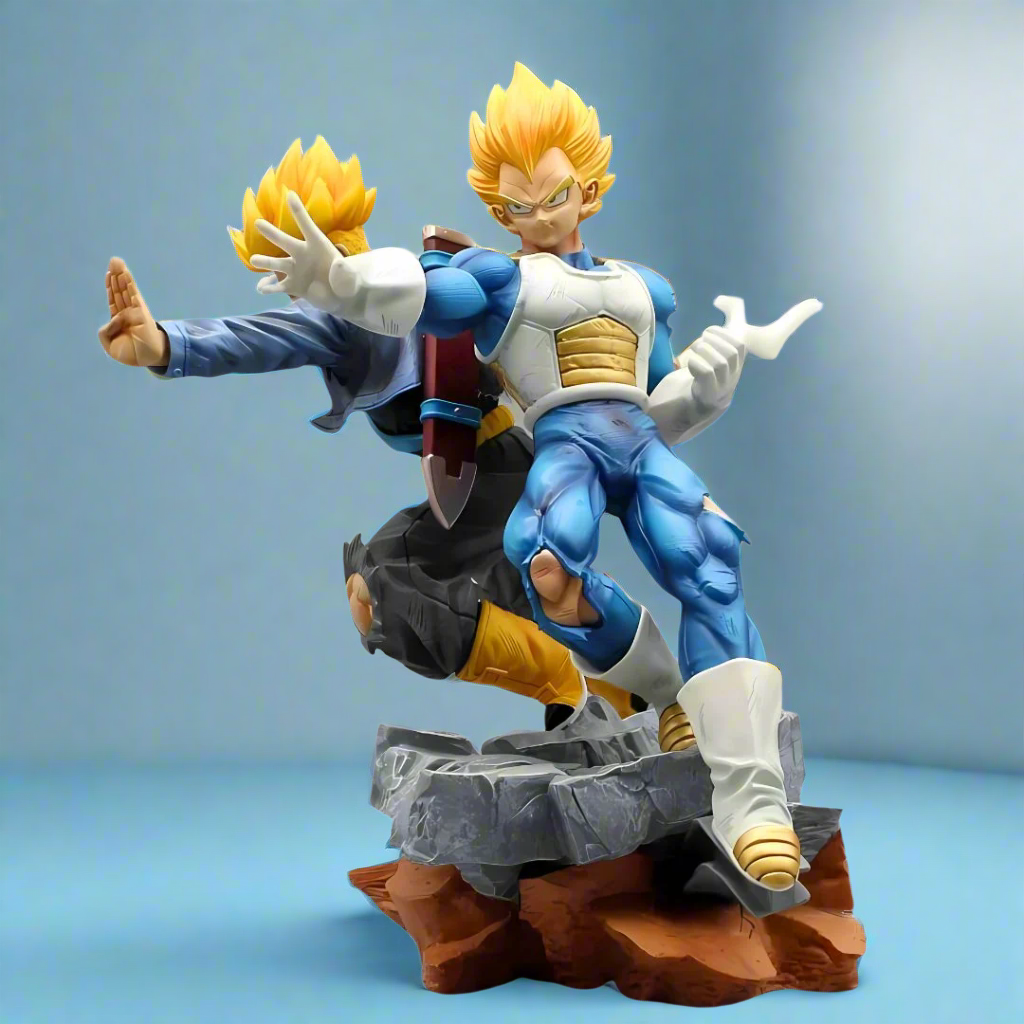 Dragon Ball Anime Figure Bloodline of Warriors Vegeta & Trunks 30cm (12") PVC Statue