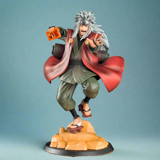 Figura de anime Naruto Toad Sage Jiraiya, estatua de PVC de 20 cm (8")