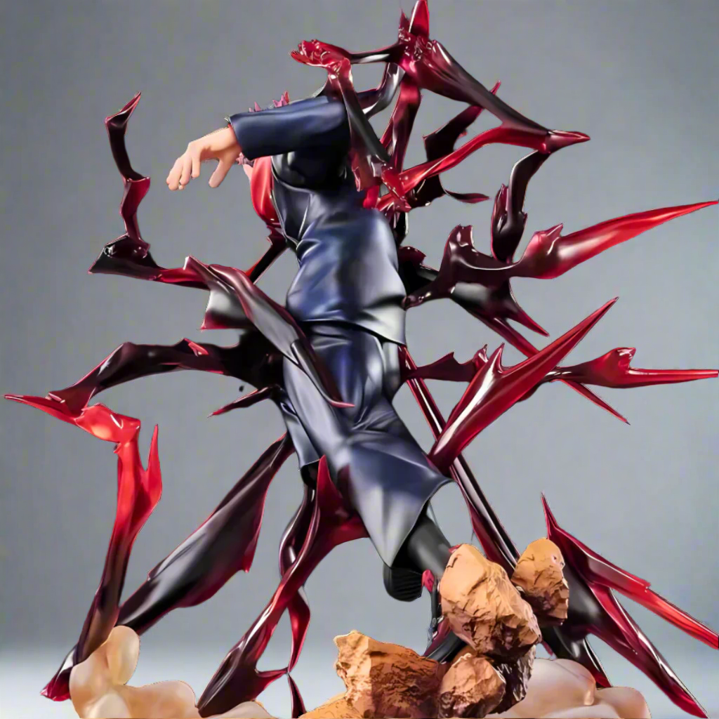 Jujutsu Kaisen Figura de anime Héroe maldito Yuji Itadori Estatua de PVC de 18 cm (7 ")