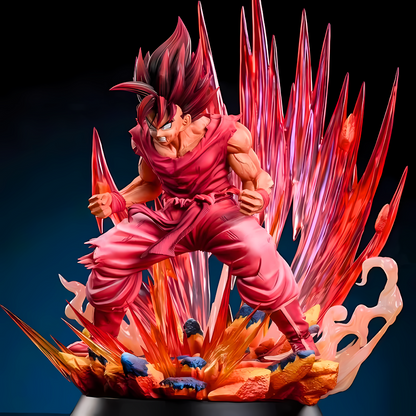 Dragon Ball Anime Figure Kaioken Surge Goku 25cm (10") PVC Statue