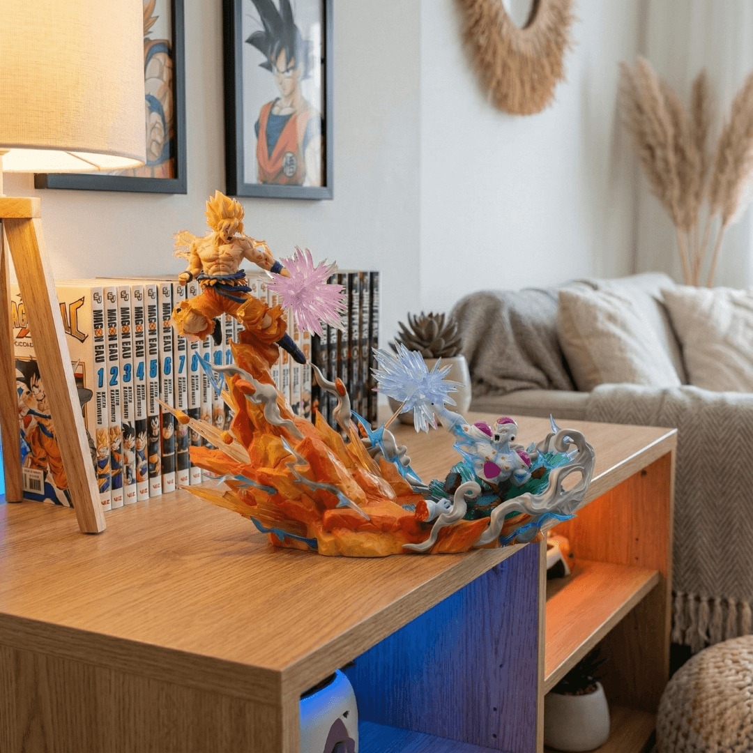 Dragon Ball Anime Figure Clash of Titans Goku vs. Frieza 20cm (8") PVC Statue