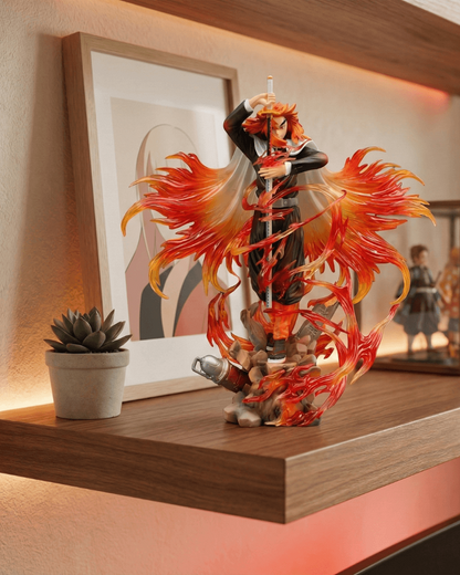Demon Slayer Anime Figure Flame Hashira Rengoku 30cm (12") PVC Statue