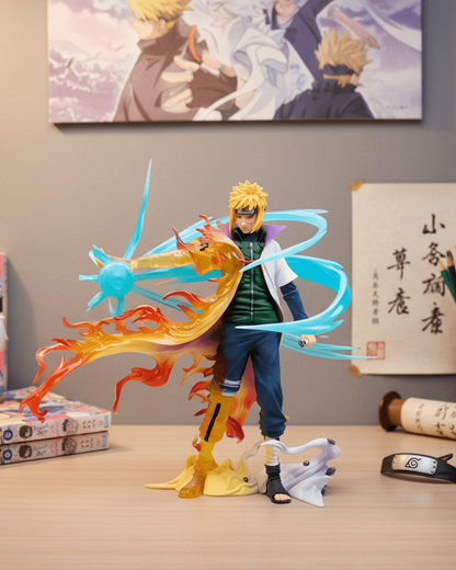 Naruto Anime Figure Lightning Step Namikaze Minato 26cm (10") PVC Statue