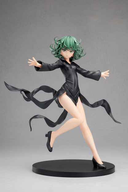 Figurine d'Anime One Punch Man Psychic Storm Tatsumaki 23cm Statue en PVC