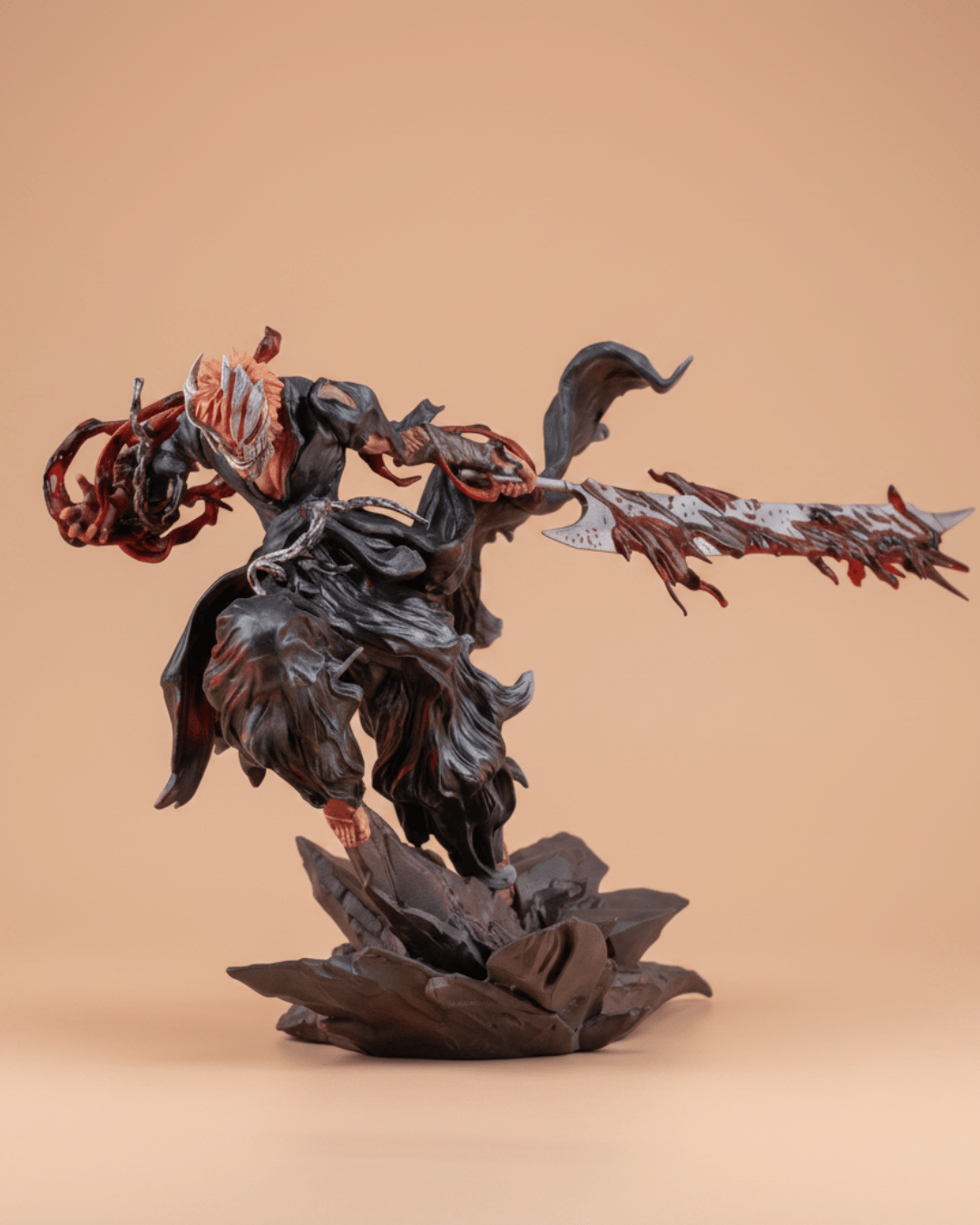 Bleach Anime Figure Ichigo Kurosaki: Vasto Lorde Fury 22cm (8.66") Collector Statue